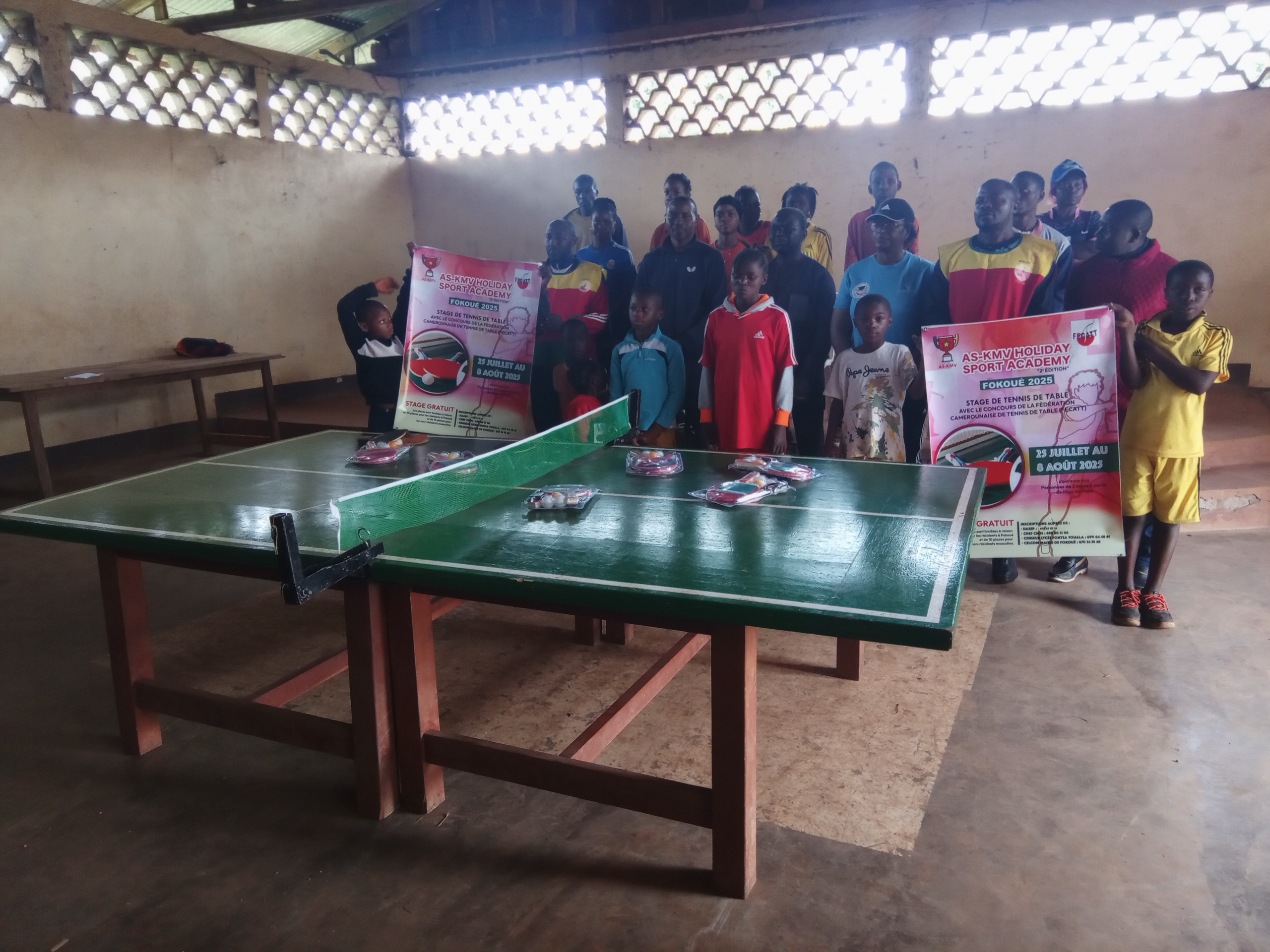 Sport et loisir : lancement officiel de la 2e édition de L’AS-KMV HOLIDAY SPORT ACADEMY dans l’arrondissement de Fokoué